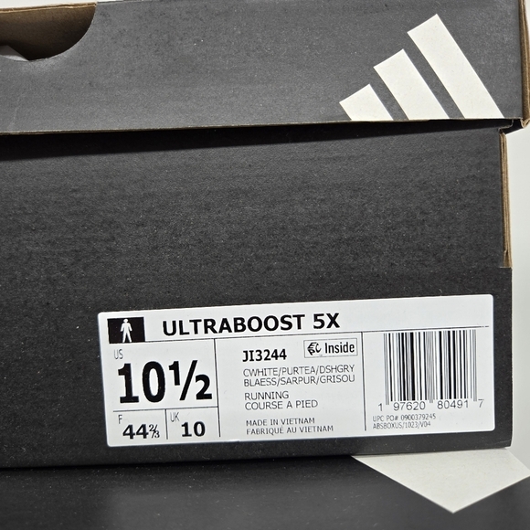 New Adidas UltraBoost 5X White Pure Teal JI3244 Men\'s Running Shoes Size 10.5 main image 5
